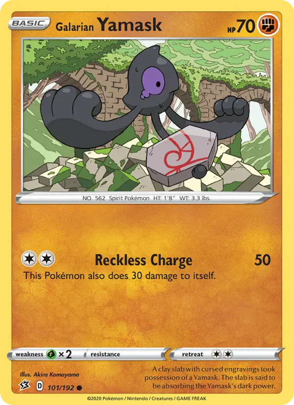 Card image of Galarian Yamask