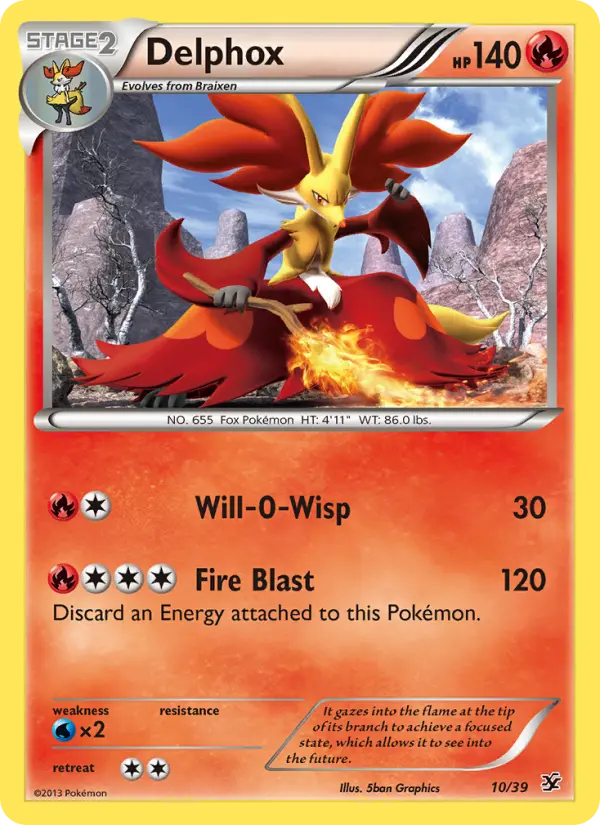 Card image of Delphox
